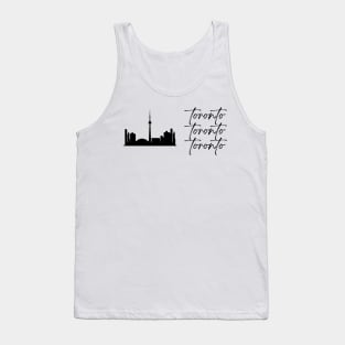 Toronto Toronto Toronto Skyline Tank Top